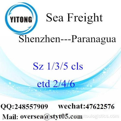 Shenzhen Port LCL Consolidation To Paranagua